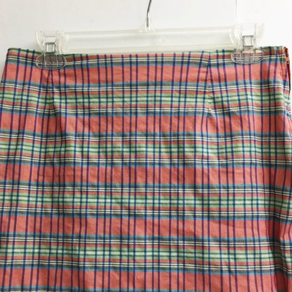 Rebecca Moses 101 Pencil Skirt Plaid Vntg 90s 12 - Picture 2 of 9